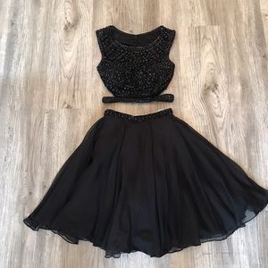 Sherri Hill two-piece prom dress